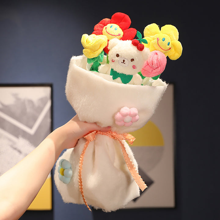 Cartoon Flower Bouquet Gift