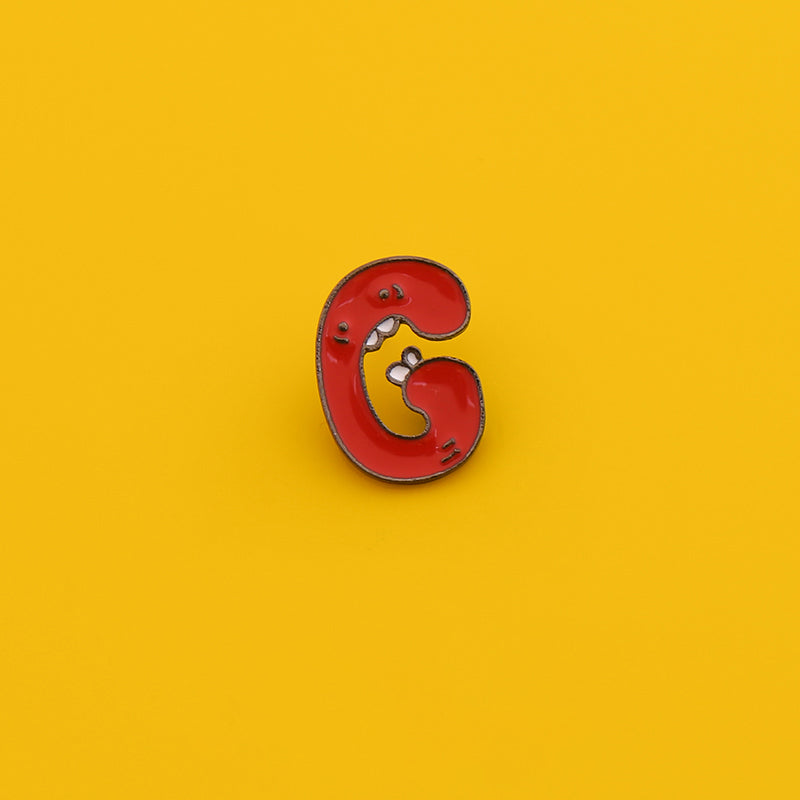 Cute Alphabet Letters Mini Pins