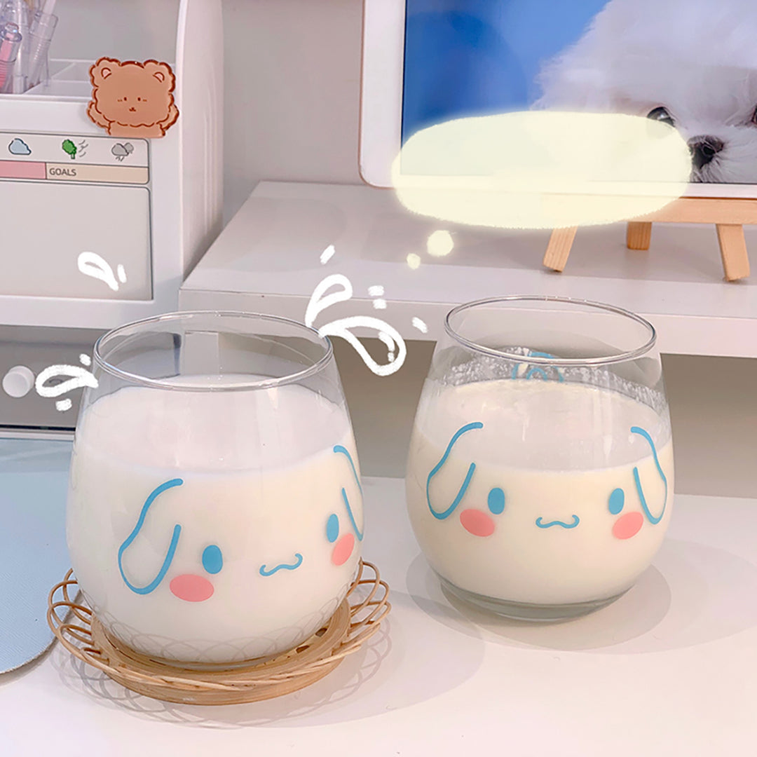 Cute Bunny Glass Cup