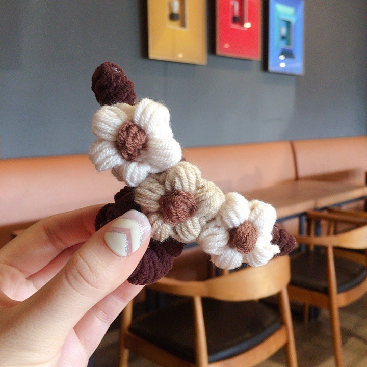 Daisy Crochet Hair claw