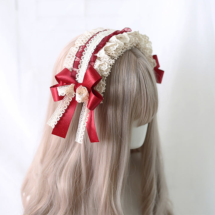 Kawaii Lolita Red Headband Collection