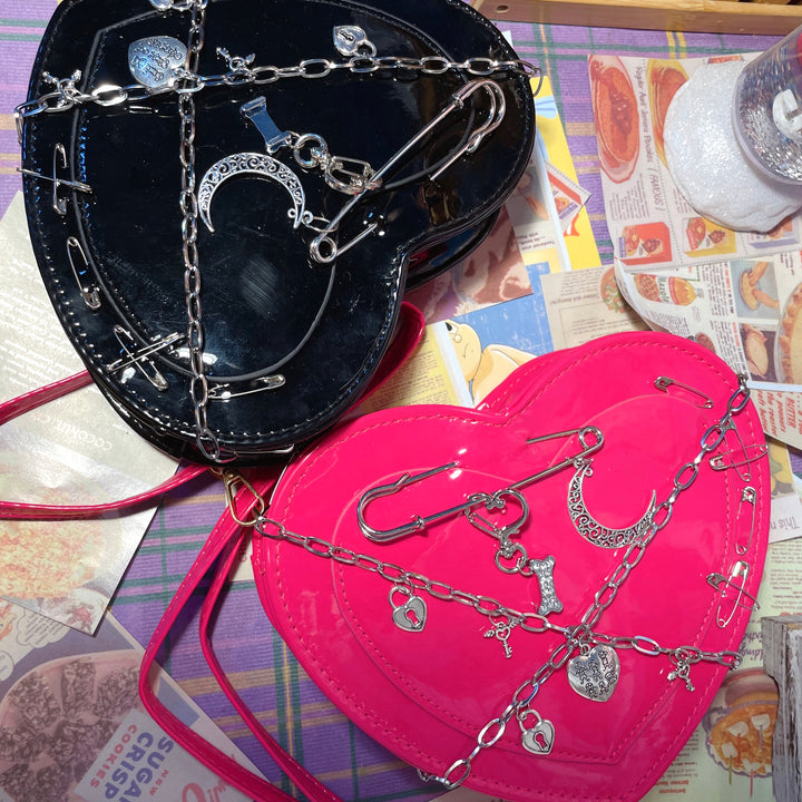 Punk Love Heart Bag