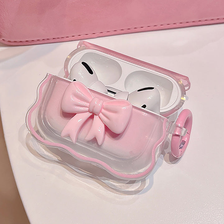 Pink Bowknot AirPods Case