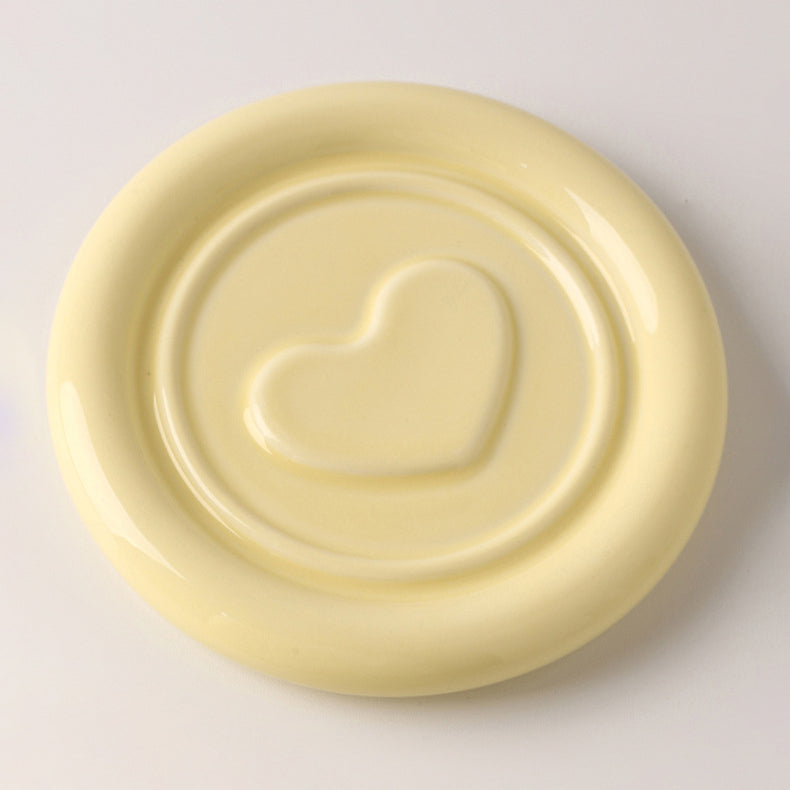 Heart-Shaped Cup and Plate