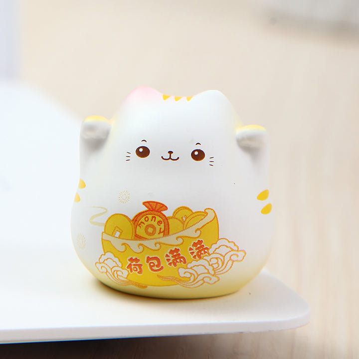 Cute Japanese Lucky Cat Mini Ornaments 4pcs/set