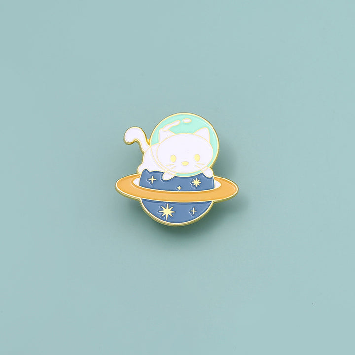 Outer Space Cat Mini Pins