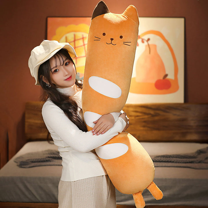 Long Cat Plush Toy Animal Pillow