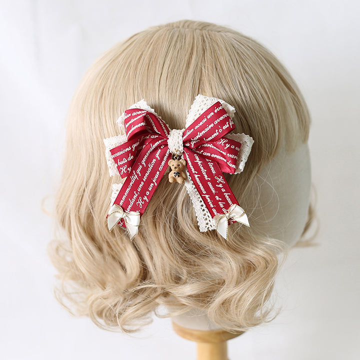 Kawaii Lolita Red Headband Collection