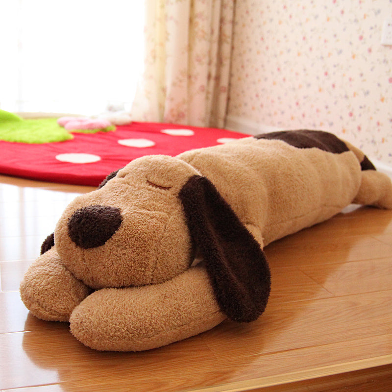Lazy Bernard Dog Jumbo Plush Pillow