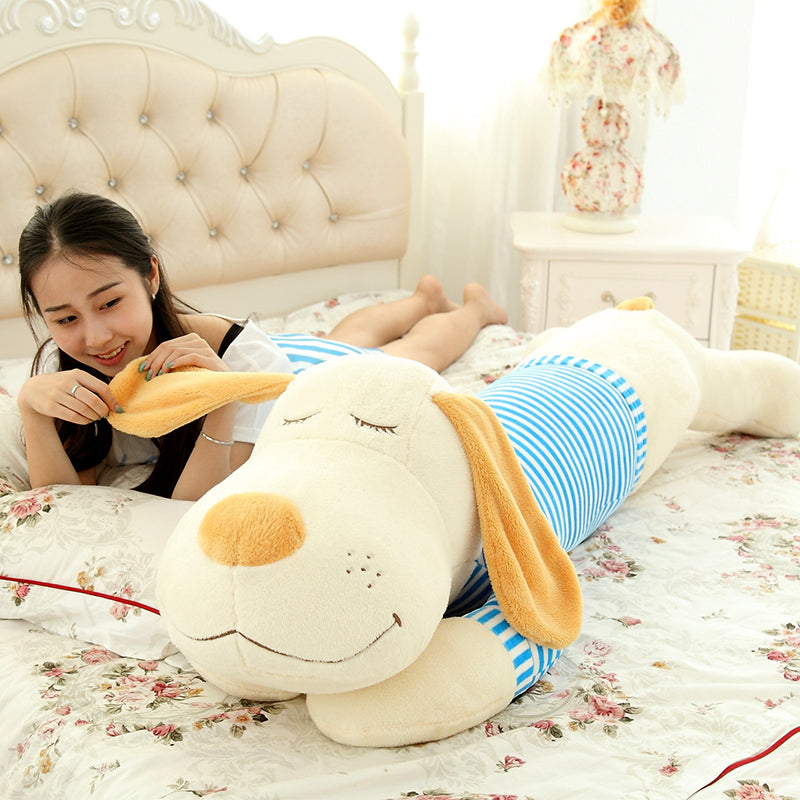Lazy Bernard Dog Jumbo Plush Pillow