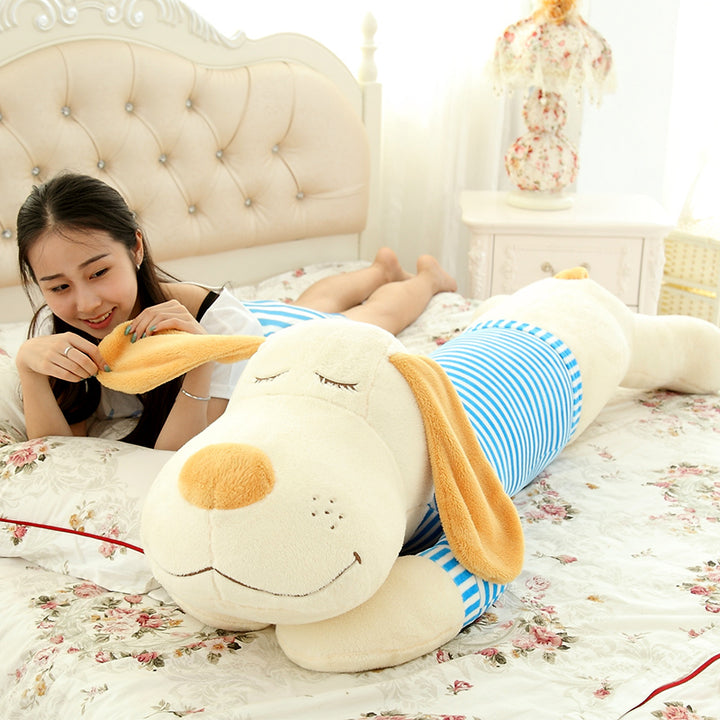 Lazy Bernard Dog Jumbo Plush Pillow