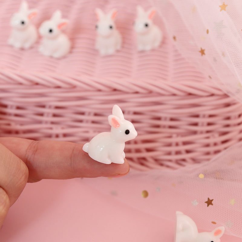 Cute Mini Bunny Decoration 10pcs/set