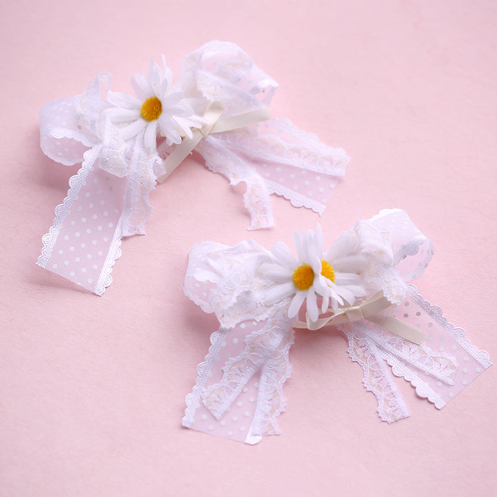 Kawaii Lolita Ribbon Lace Hair Clip