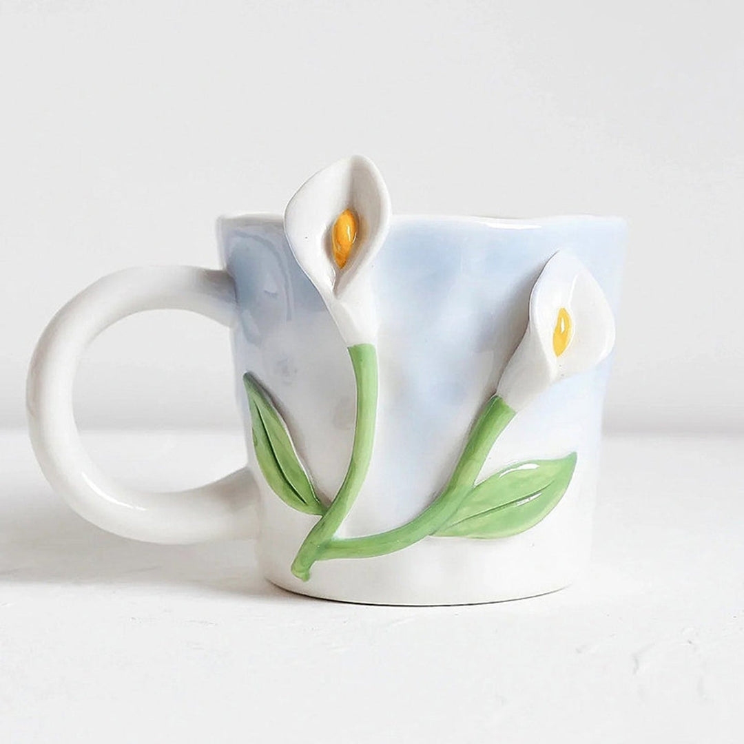 Cute Floral Ceramic Mugs – Juwas