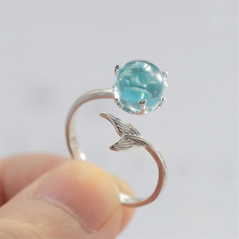 Blue Mermaid Ring