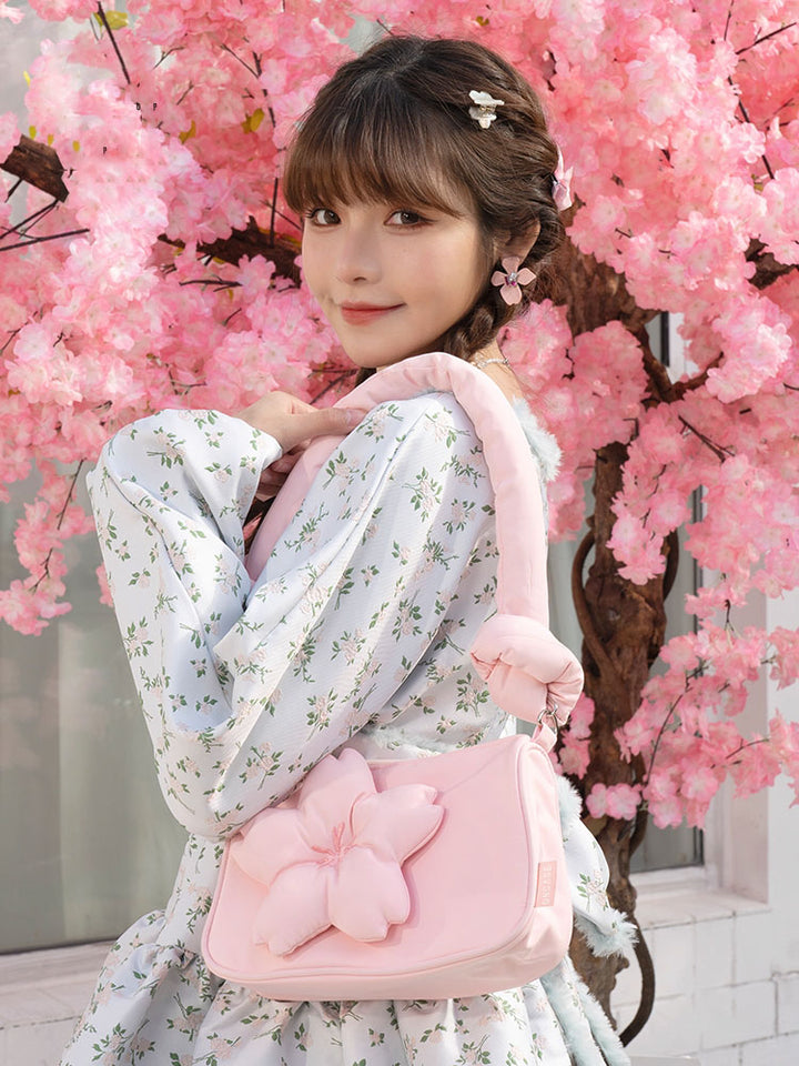 Japanese Sakura Pink Crossbody Bag