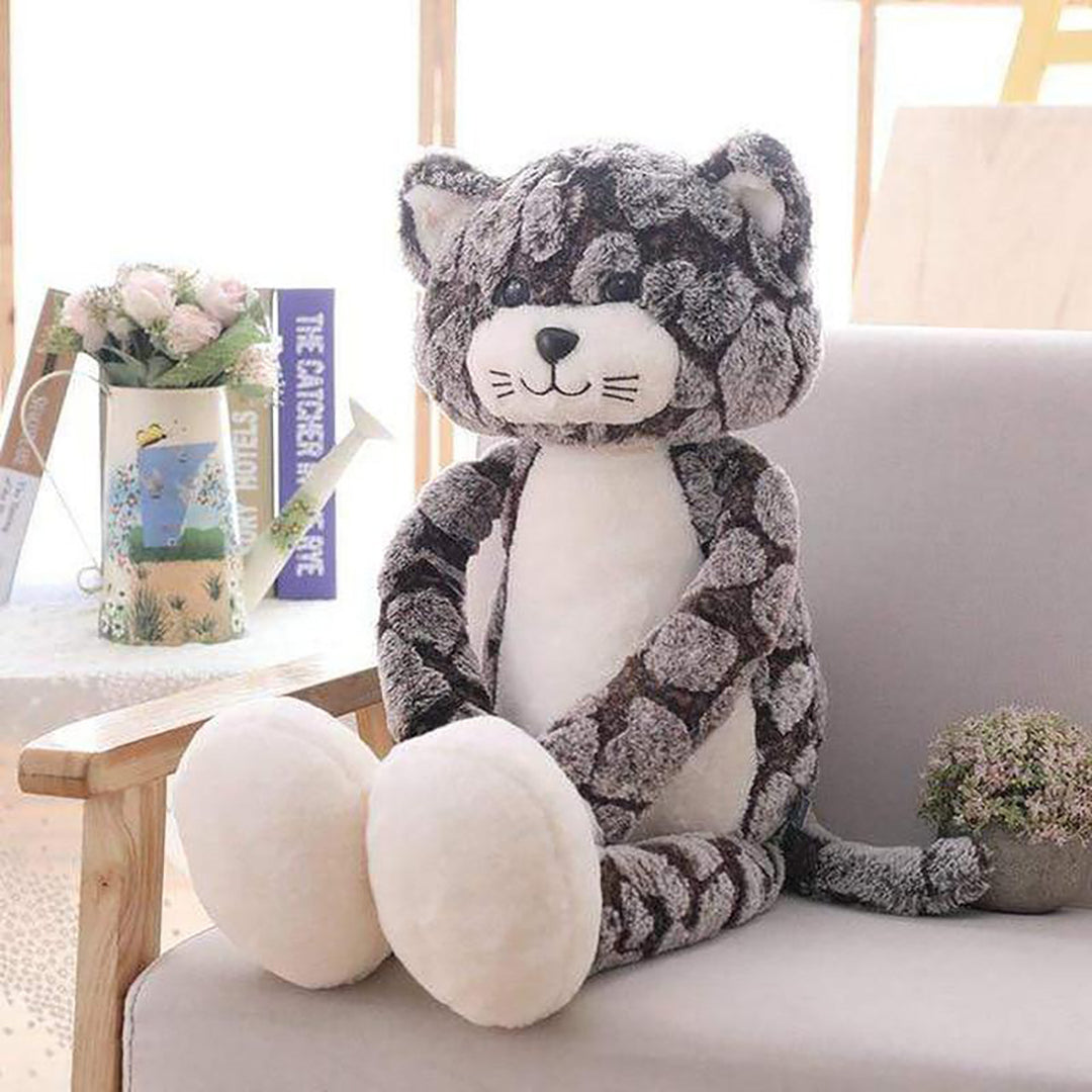 Soft Long Leg Huggable Cat Plush Toy